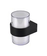 LED vägglampa med upp/ned ljus - 9W, IP65, utomhus