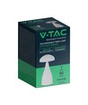 V-Tac uppladdningsbar CCT  bordslampa - Vit, IP20, touch dimbar, modell mini