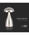 Outlet: V-Tac uppladdningsbar CCT bordslampa - Champagne/guld, IP20, touch dimbar, modell mini