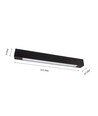 60cm Armatur - För 1x 60cm LED-lysör, svart