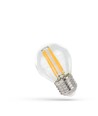 E27 4W LED klotlampa - G45, filament, extra varmvit, 1800K