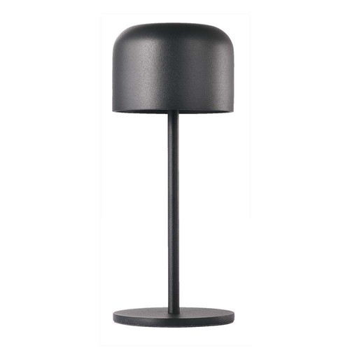 V-Tac uppladdningsbar CCT  bordslampa - Svart, IP54, touch dimbar, modell mini