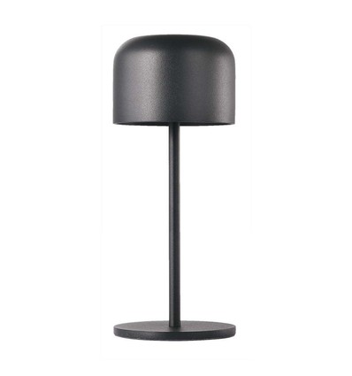 V-Tac uppladdningsbar CCT  bordslampa - Svart, IP54, touch dimbar, modell mini