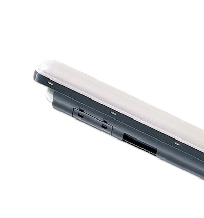 150cm 48W vattentät komplett LED-armatur, genomkopplad - 5760lm, 120lm/W, IP65