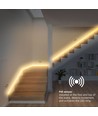 2x5m 12W Trapp LED COB stripset - 24V DC, IP20, med sensor