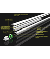 120cm / 19W T8 RA90 LED-lysör - Pro, CRI90, 5 års garanti