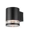 0,55W Solcellsvägglampa LED - IP54, svart