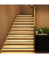 Trapp LED COB stripset 11W per steg - 24V DC, IP20, Upp till 16 steg, med sensor + effekter