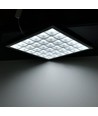 60x60 LED-panel Gitter, 36W - Höjd:35mm, 110lm/w, UGR16, RA90, Philips driver, flicker free, vit kant