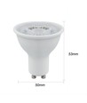 LEDlife LUX6 LED-spot - 6W, RA 97, dimbar, 230V, GU10