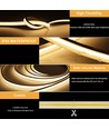 5m 10W/m COB-LED strip RA93 - 24V DC, IP65, 280 LED per meter, COB LED
