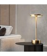 Laddningsbar LED-bordslampa med justerbar färg - Guld, touch-dimbar, IP20
