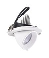 30W Ø16,5cm Downlight - Hål: Ø15 cm, Mått: Ø16,5 cm, 4100lm, Justerbar vinkel
