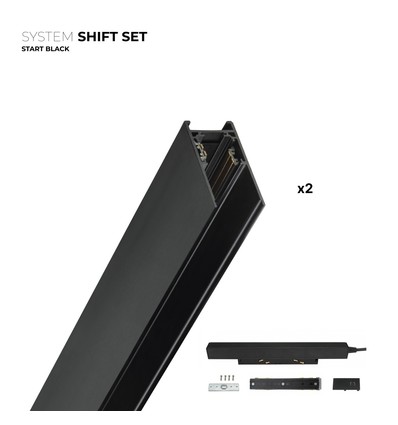 SHIFT startset - 2 meter komplett, svart