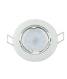MR16 eller GU10 Downlight-kit - Utan ljuskälla, vit, hål: Ø7,4 cm, mått: Ø8,2 cm