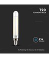 E14 4W LED-lampa - T20, Koltråd