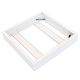 Ram till 60x60 LED panel - Levereras samlad, vit kant