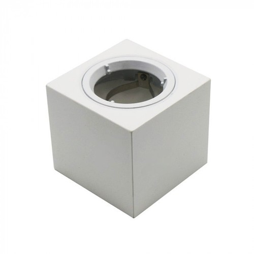 Gips utanpåliggande armatur GU10 - Fyrkantig, utan ljuskälla