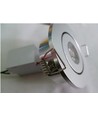 1,5W Ø5,2cm hiss-spotlight - Hål: Ø4,2 cm, Mått: Ø5,2 cm, 25° spridning, 2m sladd