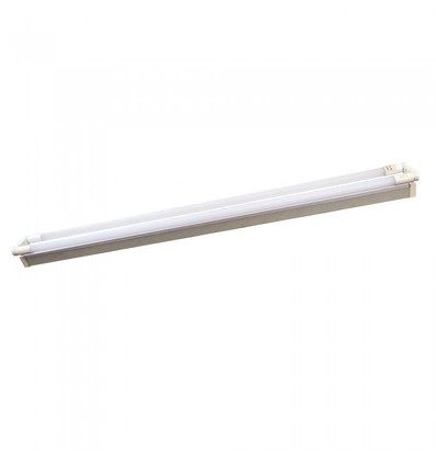 V-Tac 150 cm dubbel LED armatur - Inkl. 2 stk. 22W LED rör, IP20