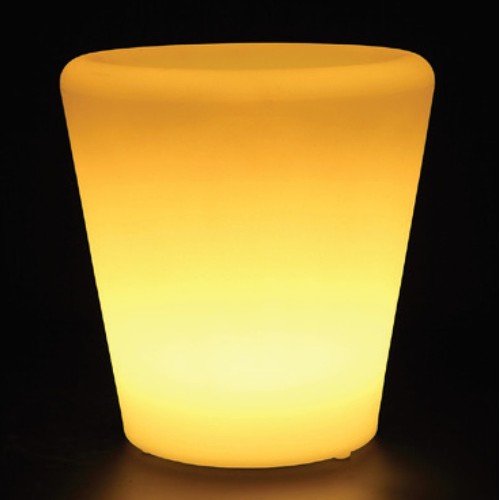 V-Tac RGB LED blomkruka lock- Uppladdningsbart, med fjärrkontroll, 28x28x29 cm