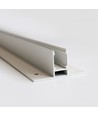 Troldtekt-skena 120 cm för LED-strips - Infälld, kan förlängas