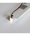 Troldtekt-skena 120 cm för LED-strips - Infälld, kan förlängas