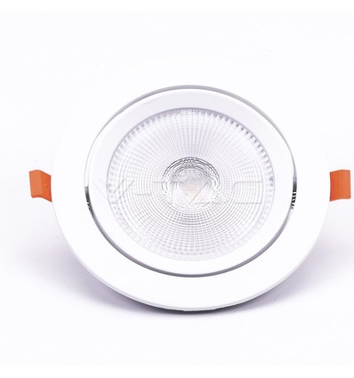 20W Ø17cm LED-spotlight - Hål: Ø14,5 cm, Mått: Ø17 cm, 3 cm hög, Samsung LED-chip