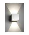 5W LED vägglampa - IP65 utomhus, vit, fyrkantig, justerbar spridning, inkl. ljuskälla