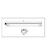 120cm 40W LED-armatur, genomkopplad - IP65, Easy connect, ▽D-märkt