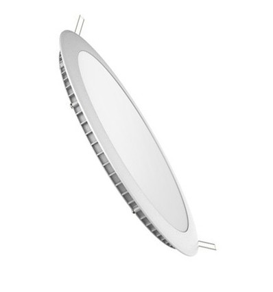 18W Ø22,5cm LED infälld panel - Hål: Ø21 cm, Mått: Ø22,5 cm