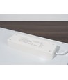 40W Smart Home LED-panel - 25mm, 60x60, Tuya/Smart Life, fungerar med Google Home/Alexa, vit kant