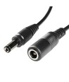 DC-Förlängningskabel - 1 m, 5V-24V, svart