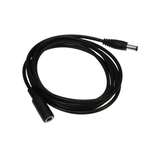 DC-Förlängningskabel - 3 m, 5V-24V, svart