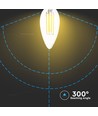 E14 4W LED-kronljus - Filament