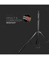 V-Tac stativ för strålkastare - Tripod, svart, hopfällbar