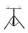 V-Tac stativ för strålkastare - Tripod, svart, hopfällbar