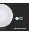 3W Ø8,4cm LED infälld panel - Hål: Ø7,3 cm, Mått: Ø8,4 cm