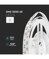 5m 7W/m RGB LED-strip - 12V DC, IP20, 60 LED per meter