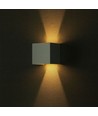 5W LED vägglampa - IP65 utomhus, vit, fyrkantig, justerbar spridning, inkl. ljuskälla