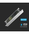 120W / 12V DC strömförsörjning - 10A, IP20 inomhus