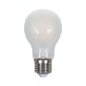 E27 5W LED-lampa - A60, filament, frostad