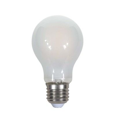 E27 5W LED-lampa - A60, filament, frostad