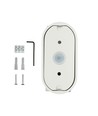 6W LED vit vägglampa - IP65 utomhus, Oval, roterbar 350 grader, inkl. ljuskälla