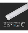 120cm 40W komplett LED-armatur - 6 års garanti