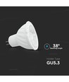 GU5.3 6,5W LED-spotlight - 12V, Samsung LED-chip, MR16