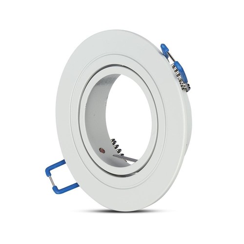 MR16 eller GU10 Downlight-kit, utan ljuskälla, mattvit, hål: Ø7,5 cm, mått: Ø9,1 cm