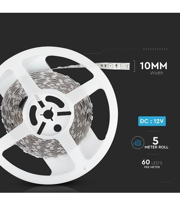 Måttspecifikationer för en kraftfull LED-strip lämplig för bänkbelysning.